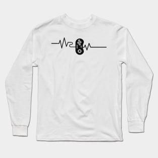 Gamer Heartbeat Controller Pulse Gaming Long Sleeve T-Shirt